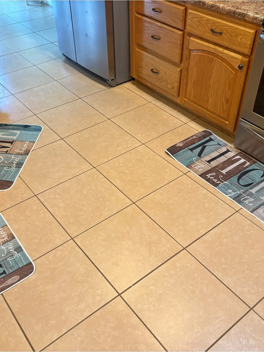 3 Piece Farmhouse Kitchen Floor Mats